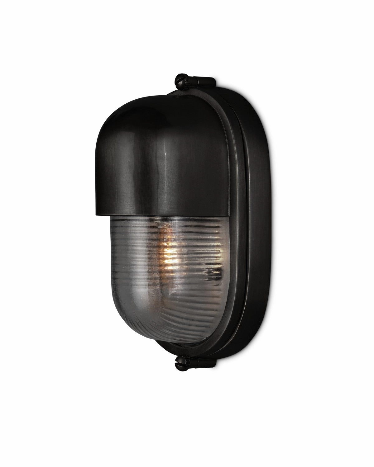 Maritime Collection One Light Outdoor Wall Sconce Matte Black / ClearOutdoor wall sconces with motion sensor