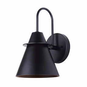 Marloe One Light Outdoor Lantern Matte BlackOutdoor wall sconces with motion sensor