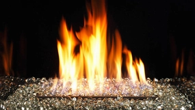 Marquis by Kingsman 5 pound Zircon Glacier Ice for Fire Pits MQG5ZGFireproof mat for under fire pit
