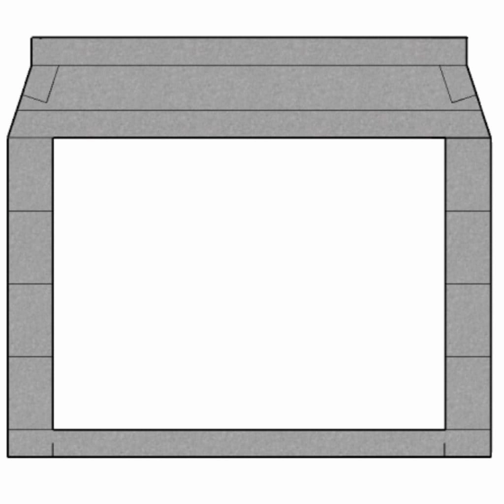 Mason-Lite 43 inch Vent Free See-Thru Firebox Kit MFPST43VF