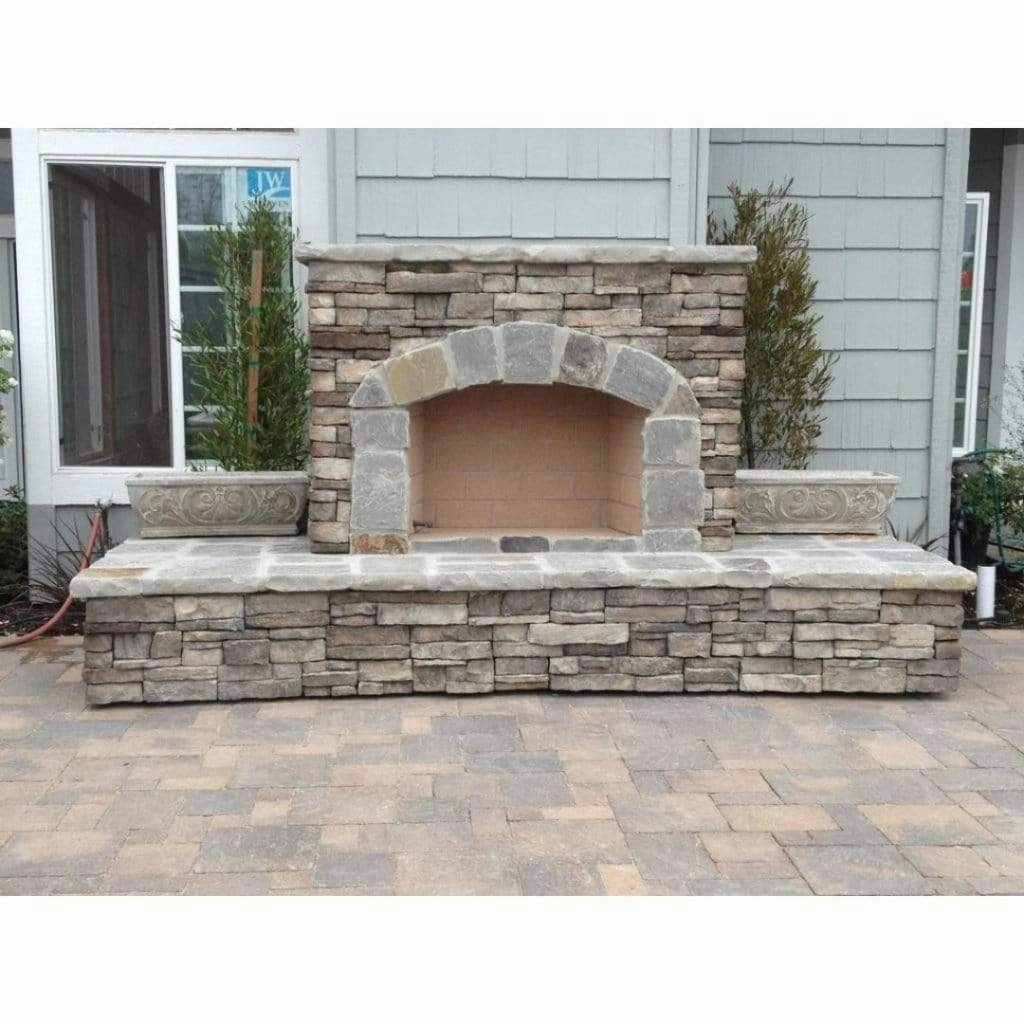 Mason-Lite 44" Pre-Cast Masonry Firebox Kit MFP44