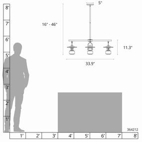 Mason Outdoor 4-Light PendantWeatherproof outdoor lighting