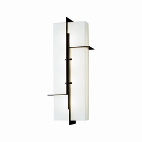 Matrix LED Outdoor Wall Mount Matte BlackOutdoor wall sconces with motion sensor