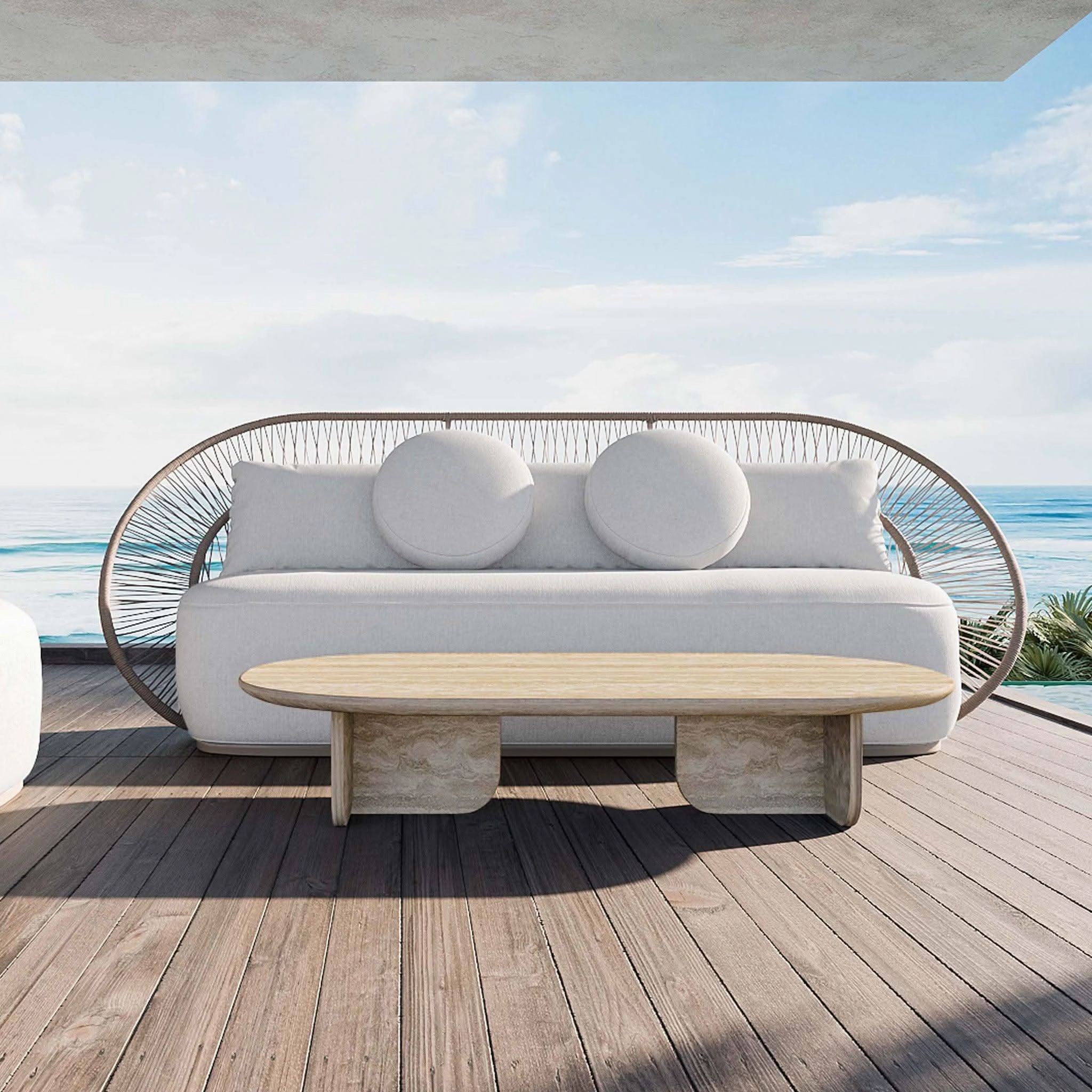 Maui Oval Coffee Table