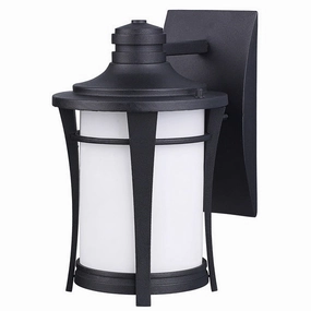Maya One Light Outdoor Lantern BlackOutdoor wall sconces with motion sensor