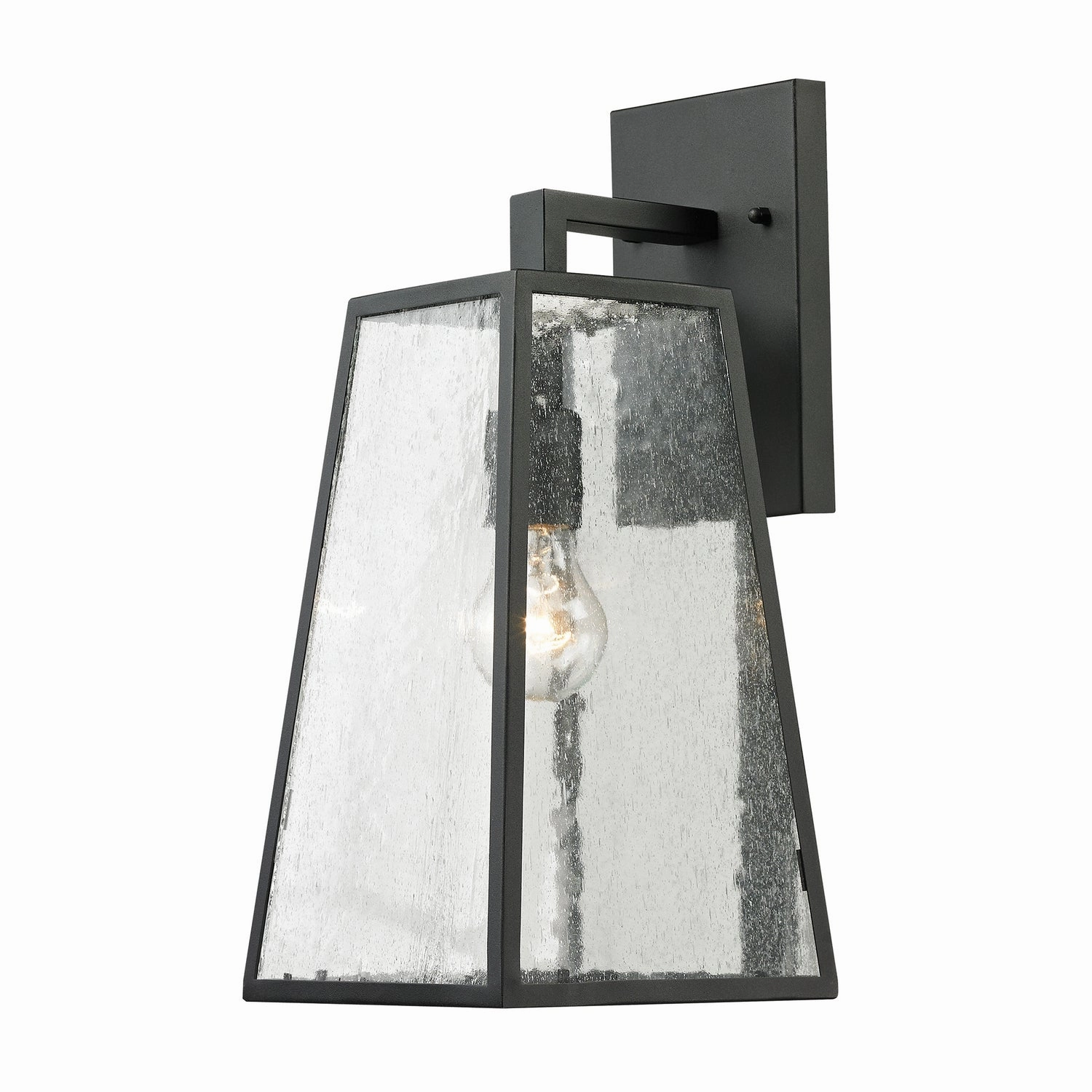 Meditterano One Light Outdoor Wall Sconce Matte BlackOutdoor wall sconces with motion sensor