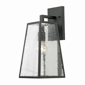 Meditterano One Light Outdoor Wall Sconce Matte BlackOutdoor wall sconces with motion sensor