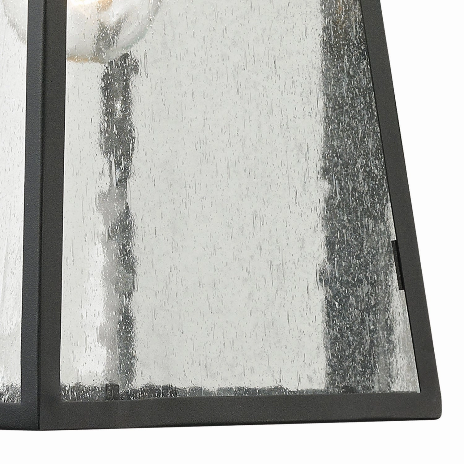 Meditterano One Light Outdoor Wall Sconce Matte Black