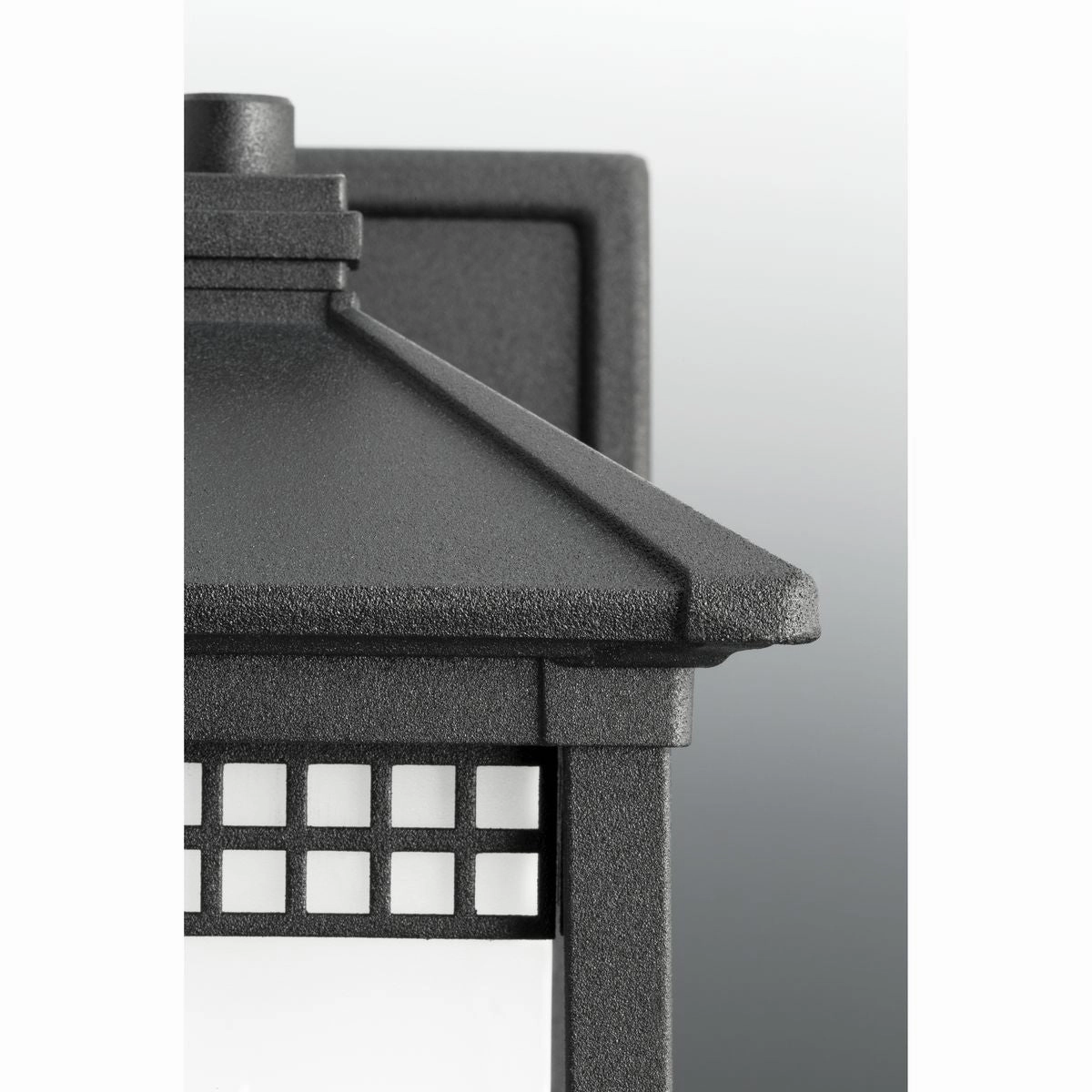 Merit One Light Wall Lantern Black