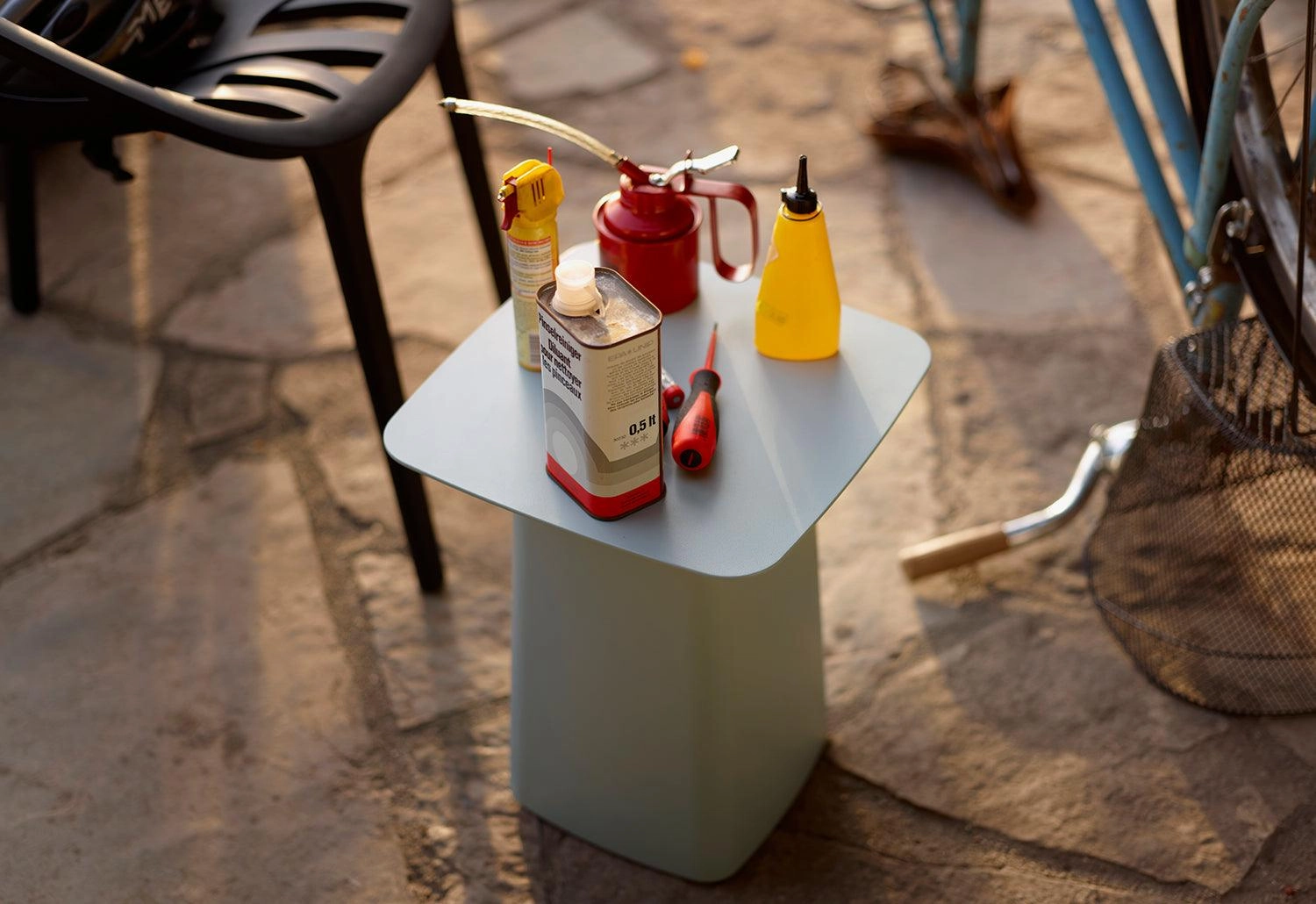 Metal Outdoor Side Table