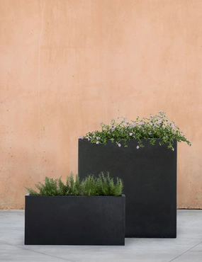 Metro Box Planters by Campania Internationaloutdoor garden decorative ornaments
