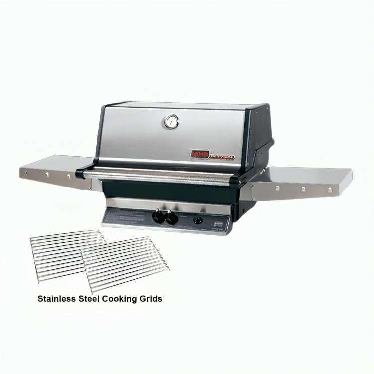 MHP Modern Home Products Gas Grill Head with Stainless Cooking Grids TJK2 large capacity charcoal BBQ grills