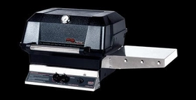 MHP Modern Home Products JNR 4 Gas Grill Head with Side Shelf and Stainless Steel Grids professional outdoor BBQ grill set