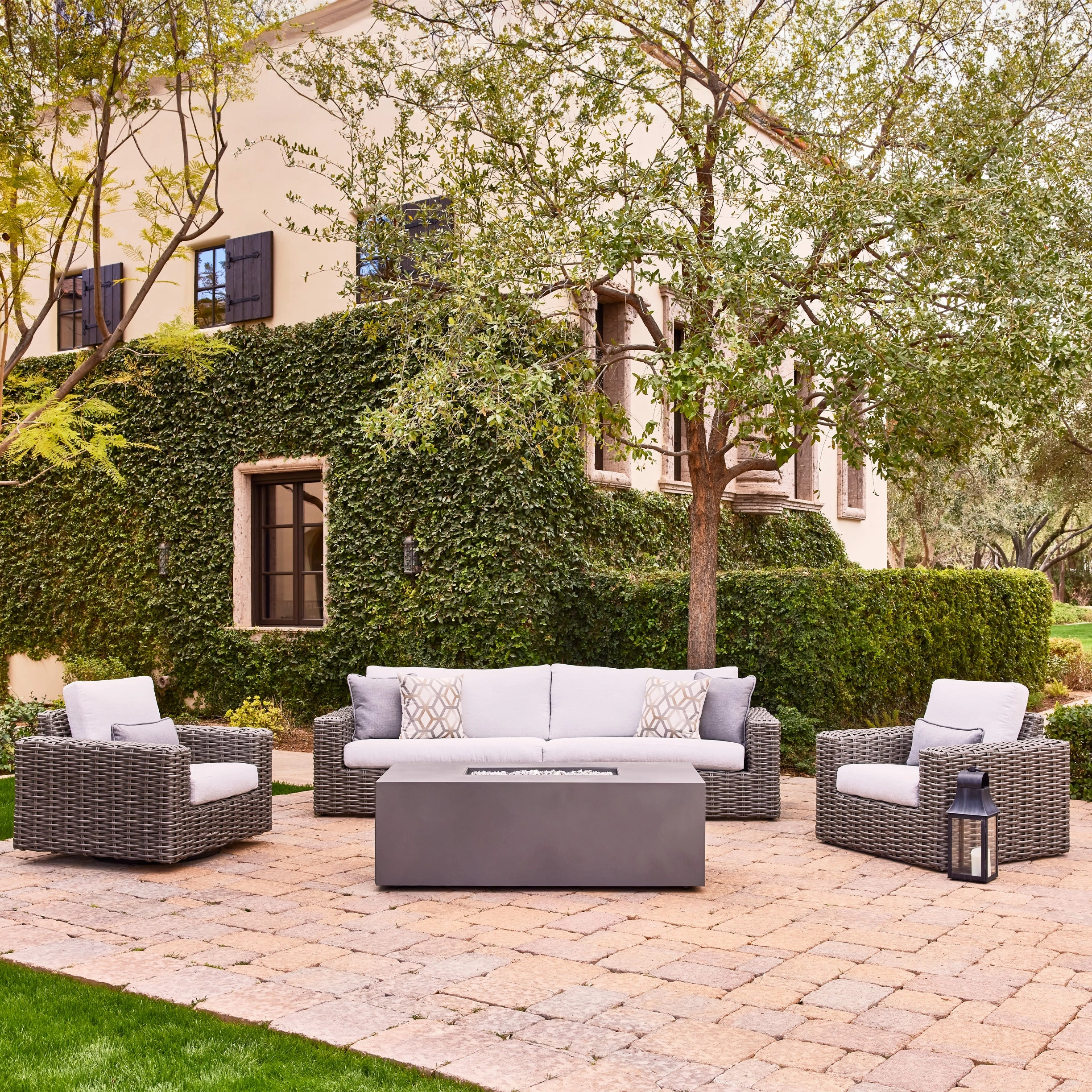 Mia Swivel Glider Club Chair