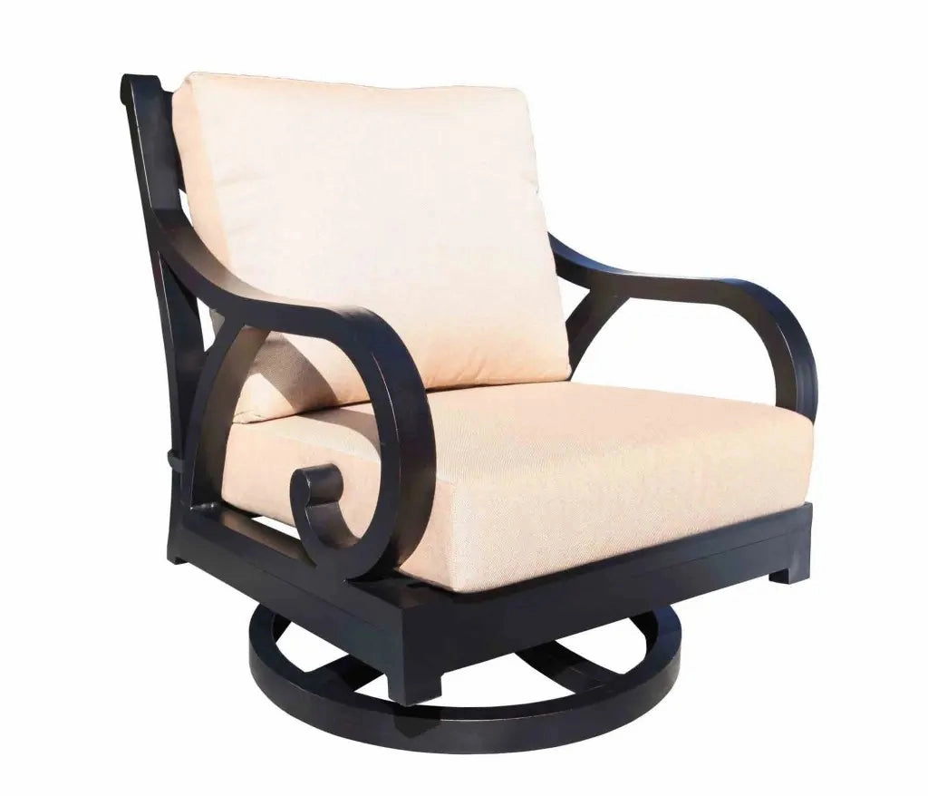 Milano Lounge Swivel Rockeroutdoor patio furniture set