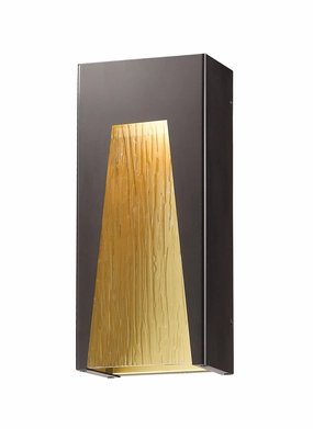 Millenial LED Outdoor Wall Mount Bronze GoldOutdoor wall sconces with motion sensor