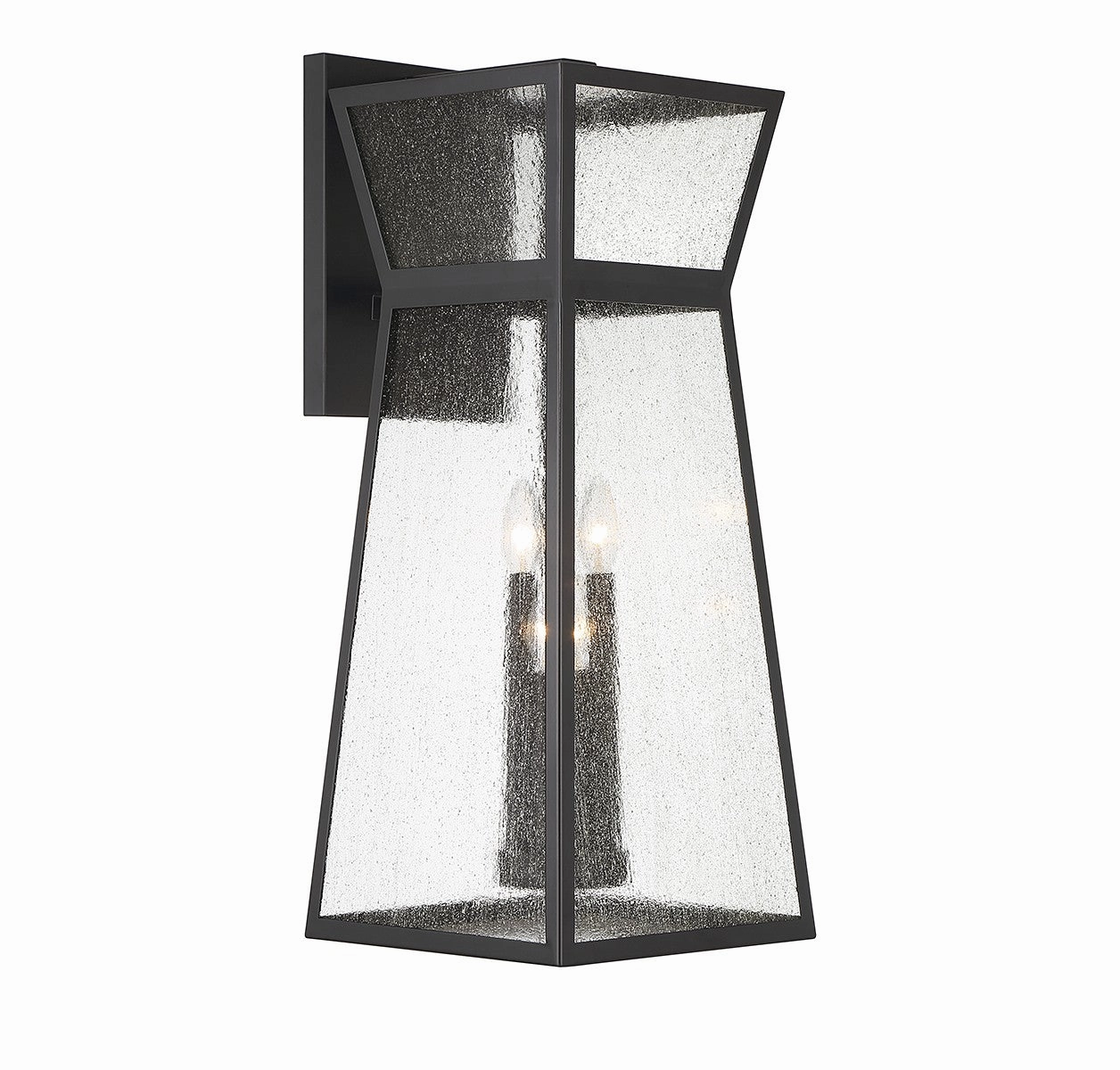 Millford Four Light Outdoor Wall Lantern Matte Black