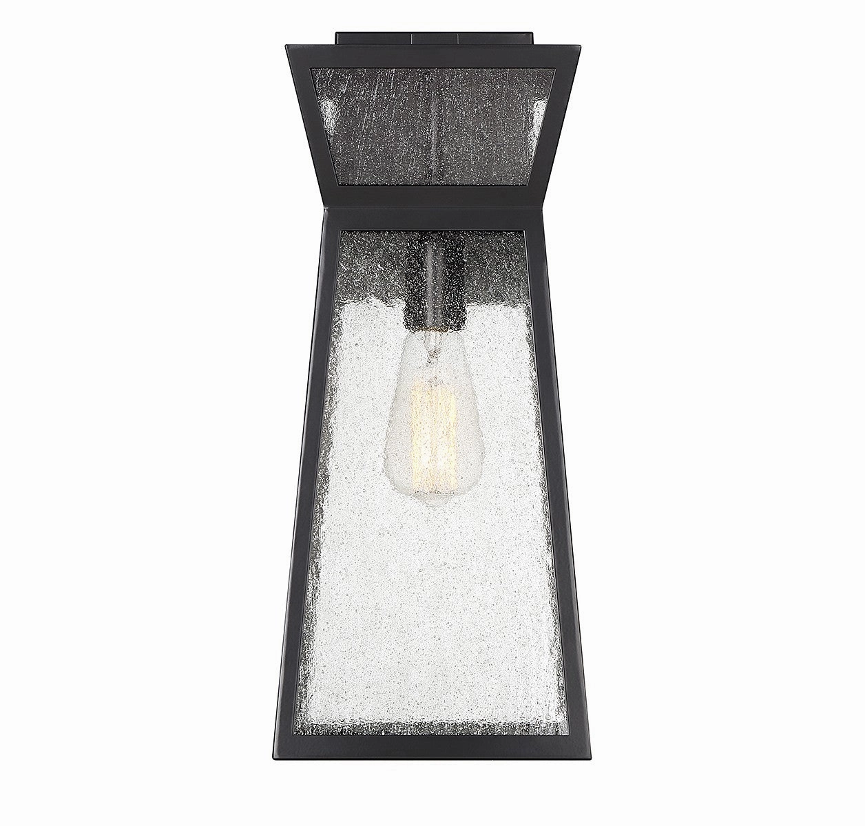 Millford One Light Outdoor Wall Lantern Matte Black