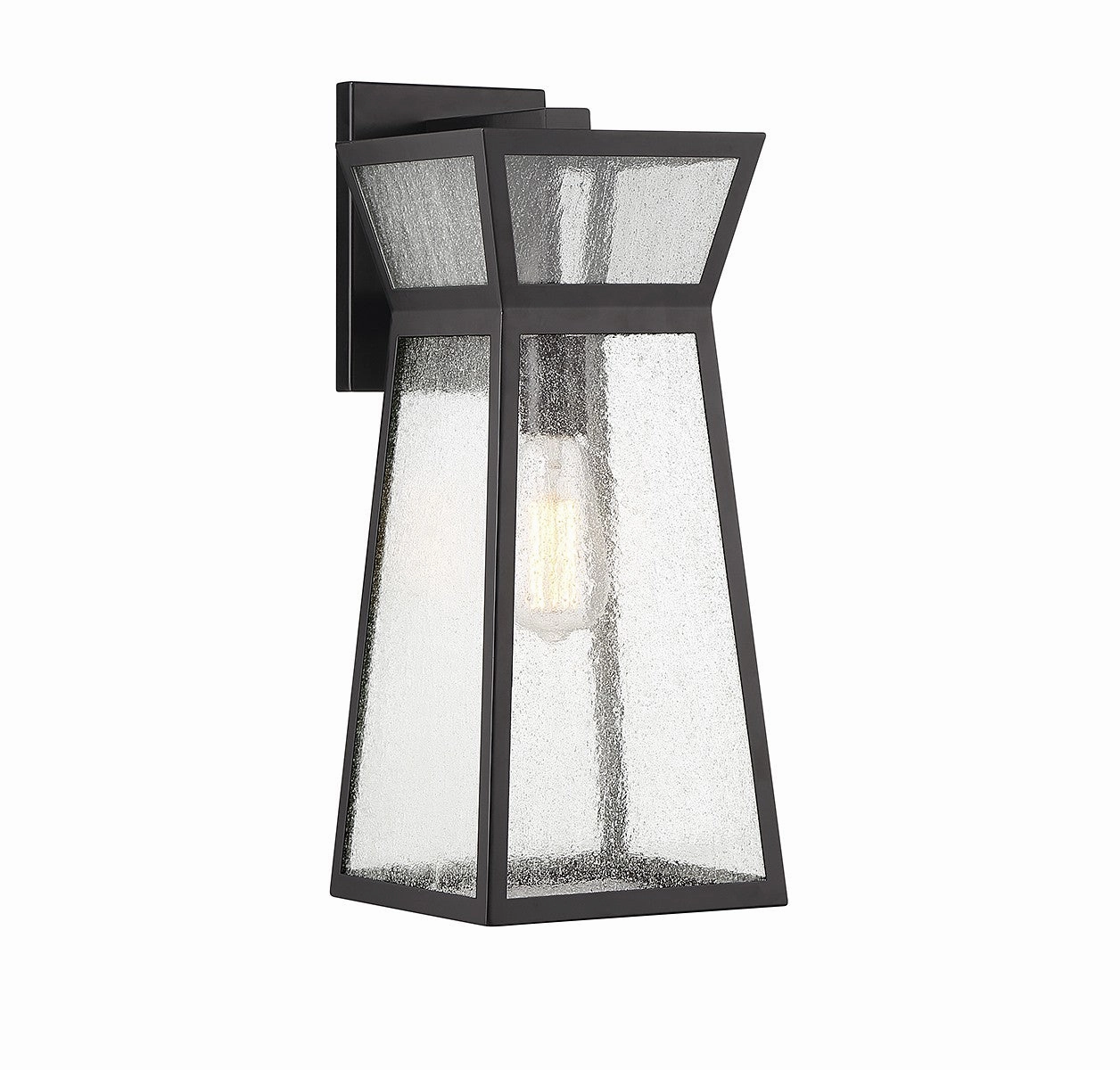 Millford One Light Outdoor Wall Lantern Matte BlackOutdoor wall sconces with motion sensor