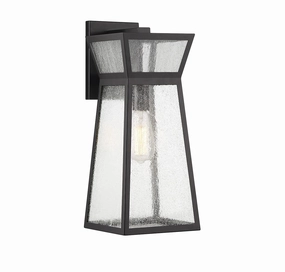 Millford One Light Outdoor Wall Lantern Matte BlackOutdoor wall sconces with motion sensor