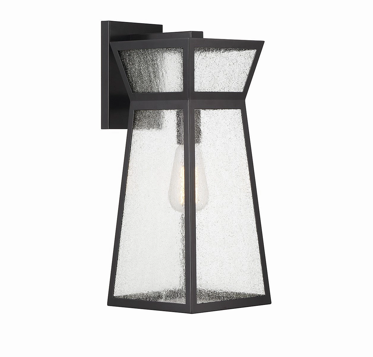 Millford One Light Outdoor Wall Lantern Matte Black