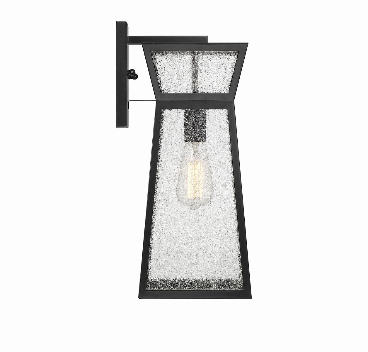 Millford One Light Outdoor Wall Lantern Matte Black