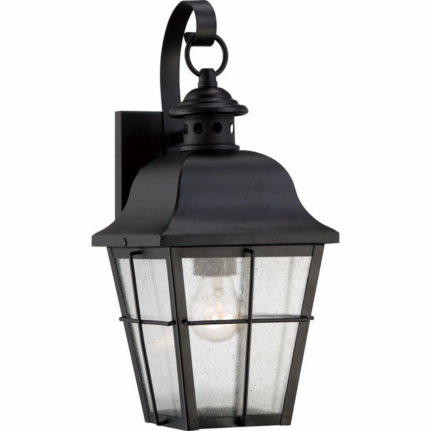 Millhouse One Light Outdoor Wall Lantern Mystic BlackOutdoor wall sconces with motion sensor