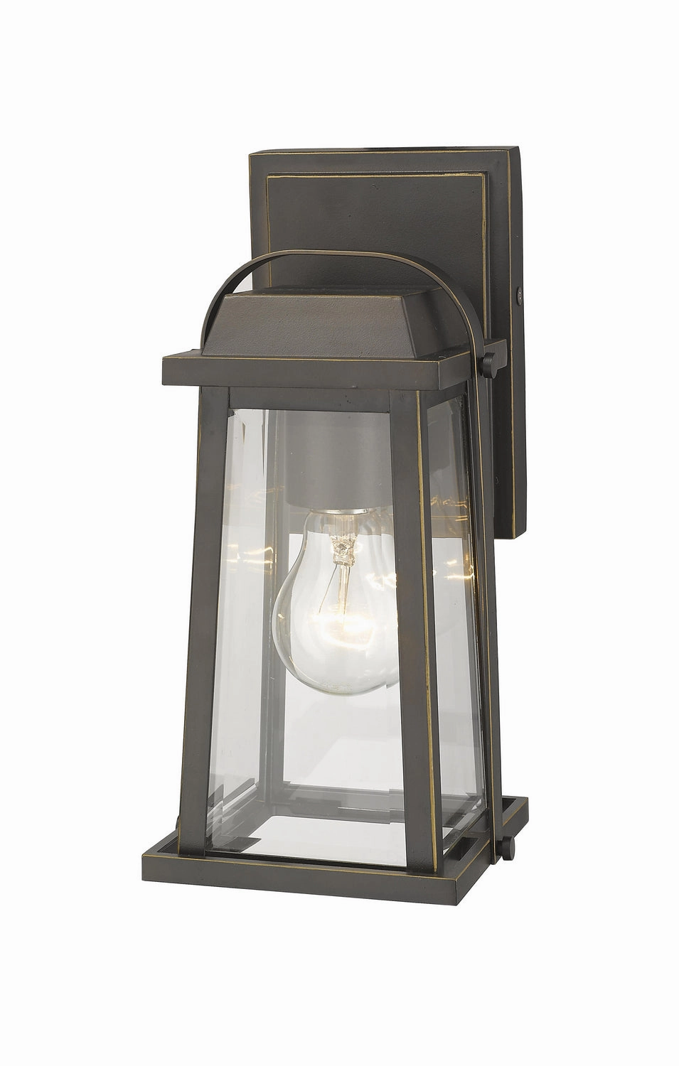 Millworks One Light Outdoor Wall Light Oil Rubbed Bronze