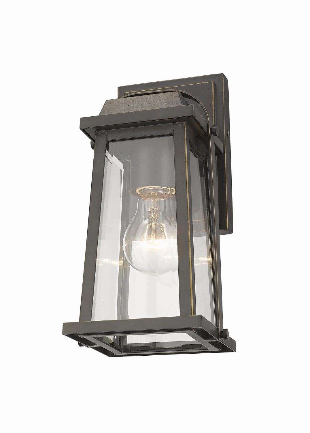 Millworks One Light Outdoor Wall Light Oil Rubbed Bronze