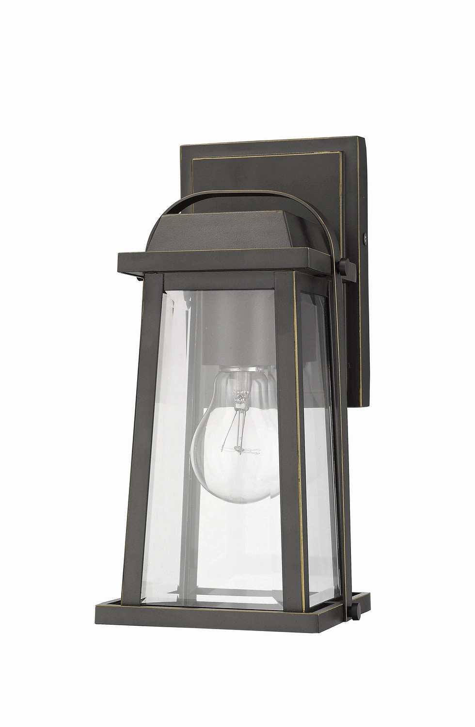 Millworks One Light Outdoor Wall Light Oil Rubbed Bronze