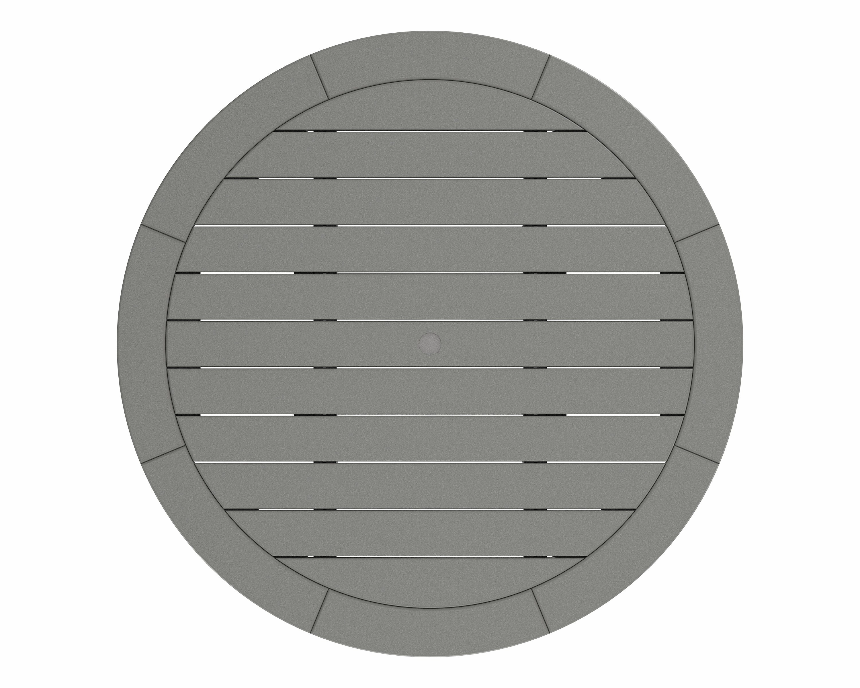 Mission 5-Piece Round Dining Set with Trestle Legs