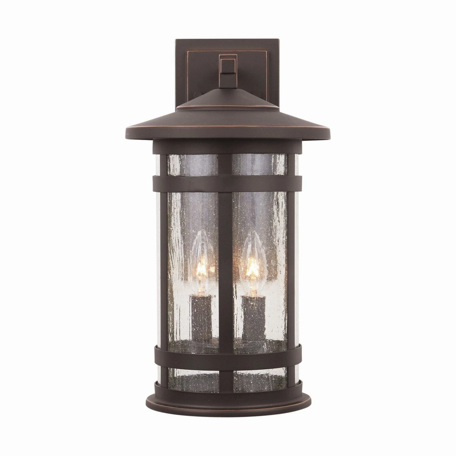 Mission Hills 2-Light Outdoor Wall Lantern