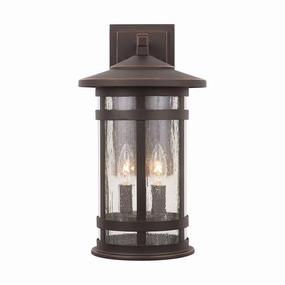 Mission Hills Two Light Outdoor Wall Lantern Oiled BronzeOutdoor wall sconces with motion sensor