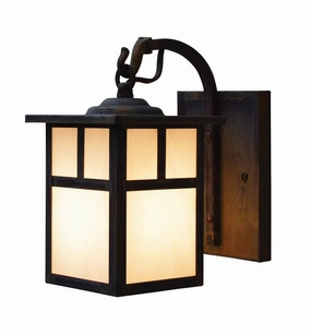 Mission One Light Wall Mount Raw CopperOutdoor wall sconces with motion sensor