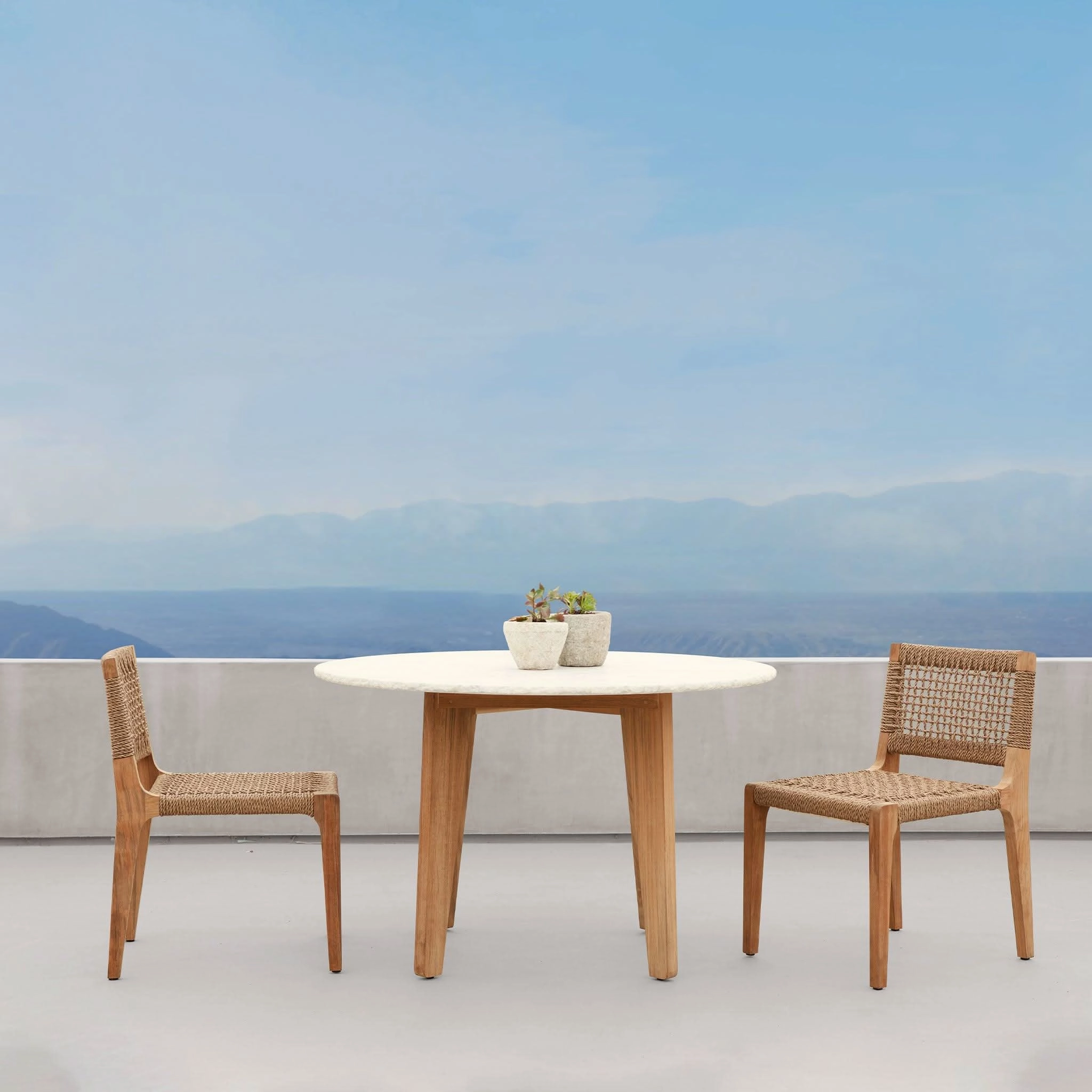 Mlb Teak Round Dining Table 1200