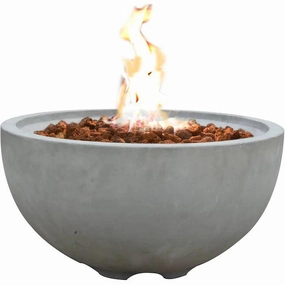 Modeno - Nantucket Round Concrete Fire Pit Bowl OFG116portable outdoor fire pit with lid