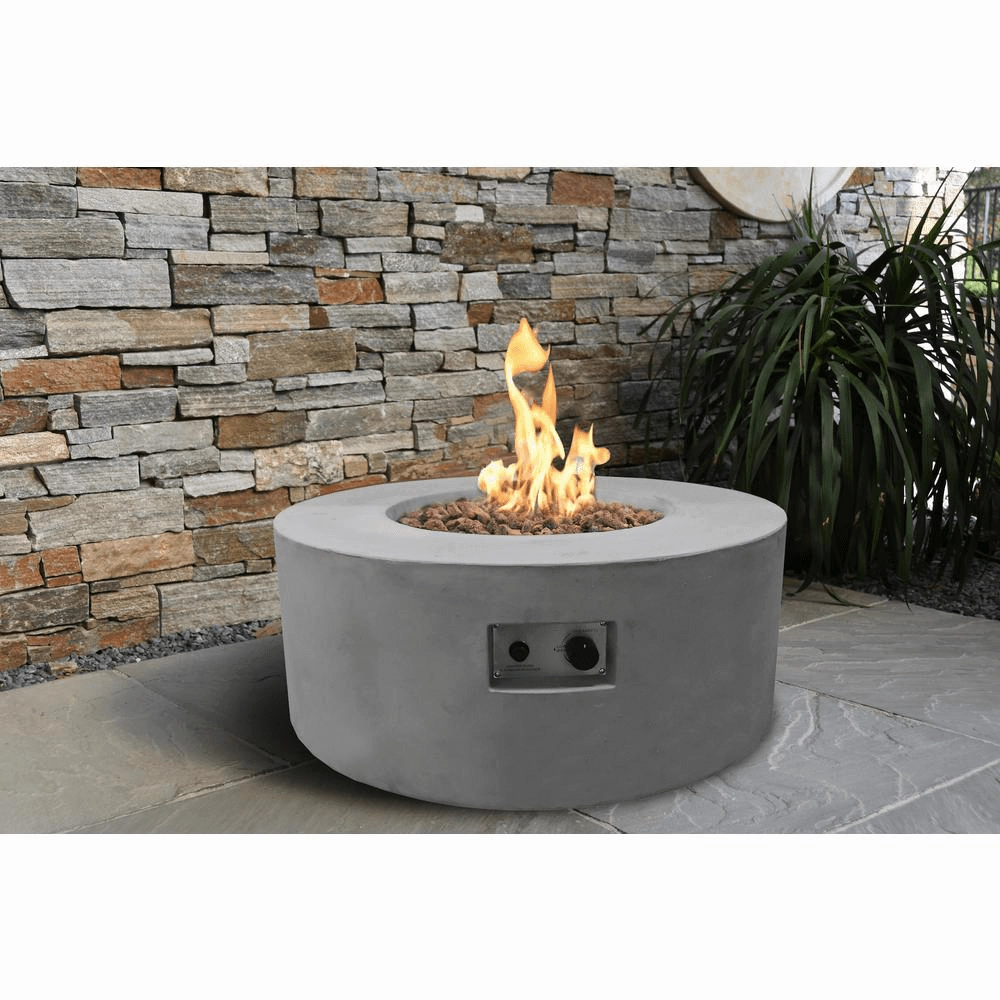 Modeno - Tramore Grey Round Concrete Fire Pit Table OFG132