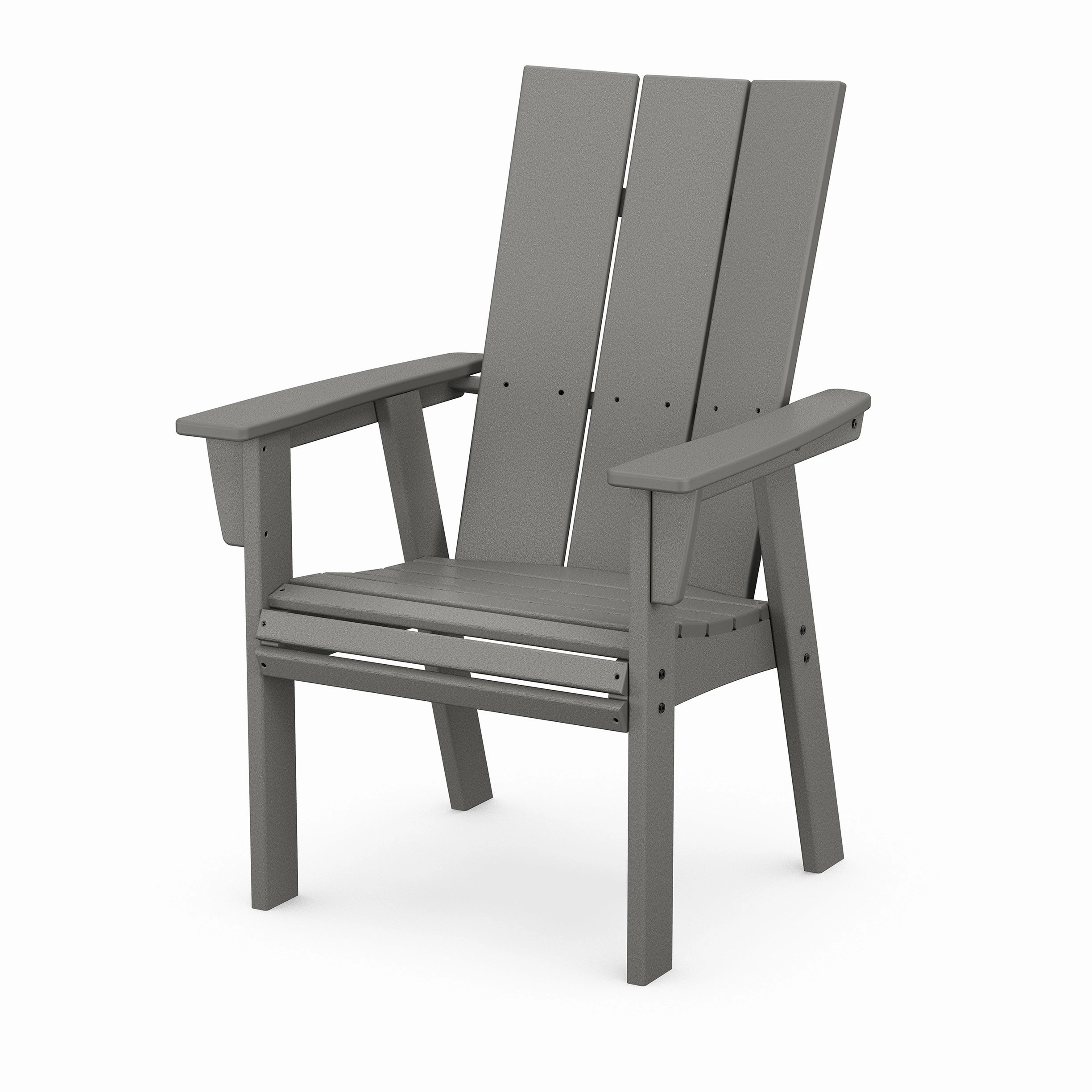 Modern Curveback Adirondack 5-Piece Nautical Trestle Dining Set