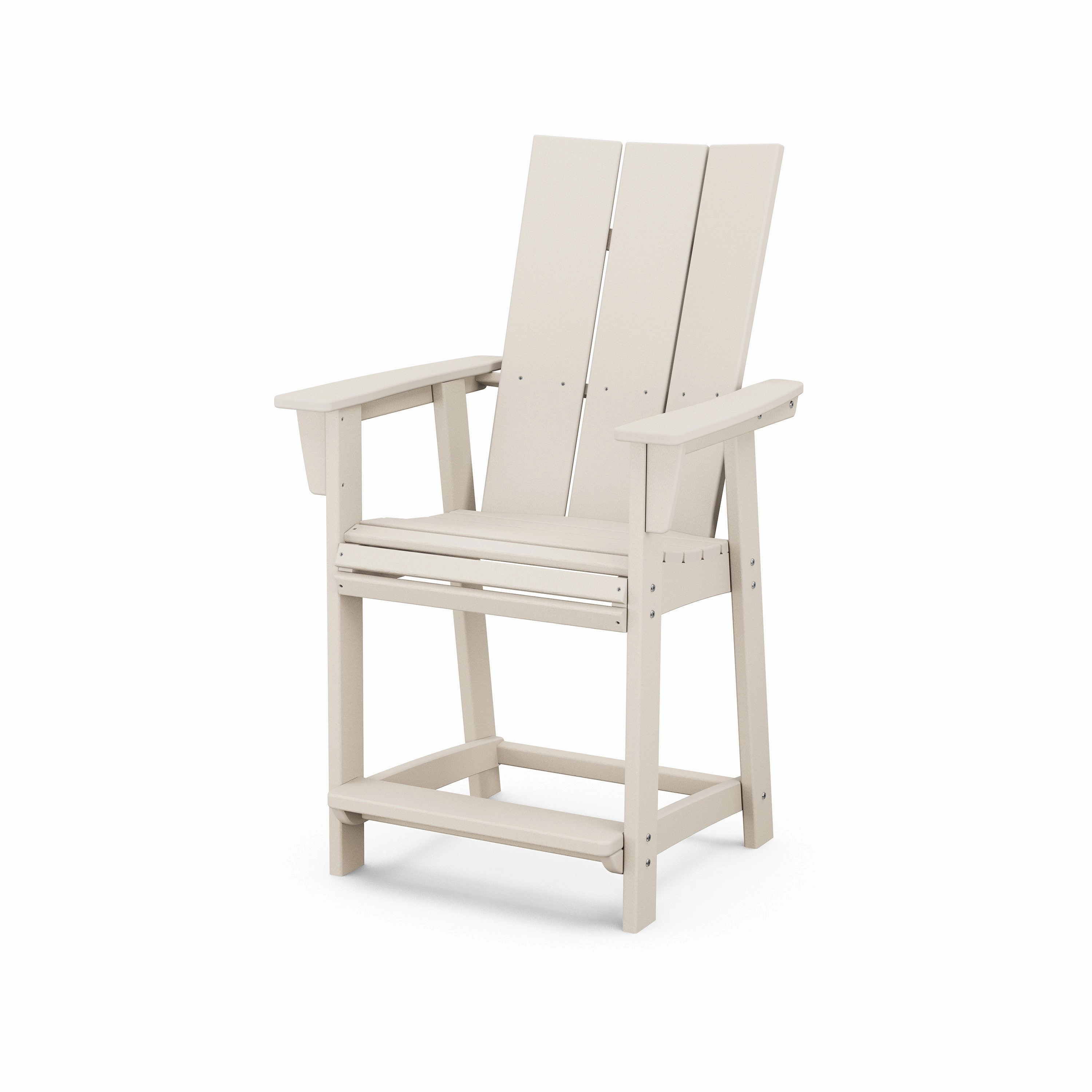 Modern Curveback Adirondack Counter Chair