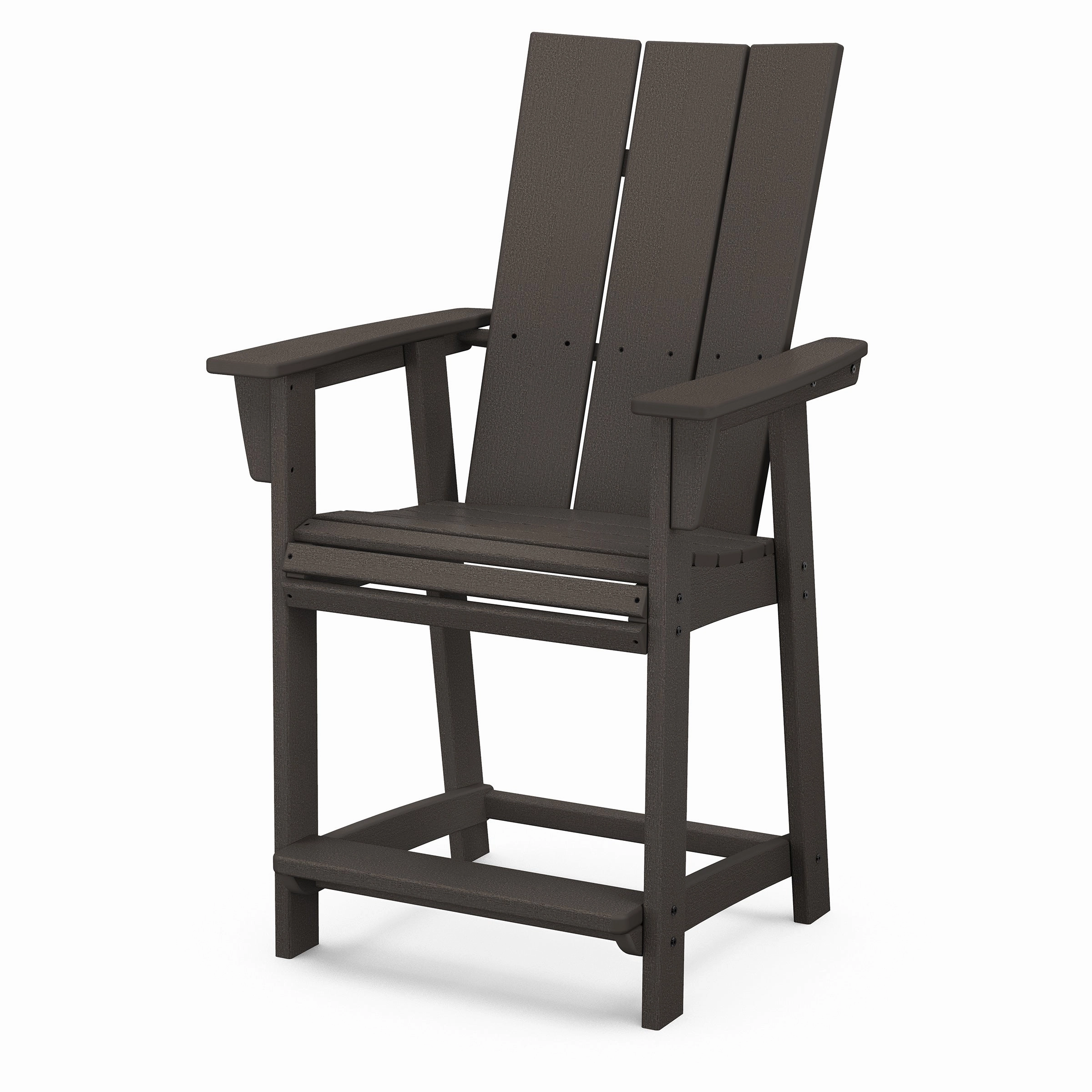 Modern Curveback Adirondack Counter Chair