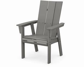 Modern Curveback Adirondack Dining Chairoutdoor patio furniture set