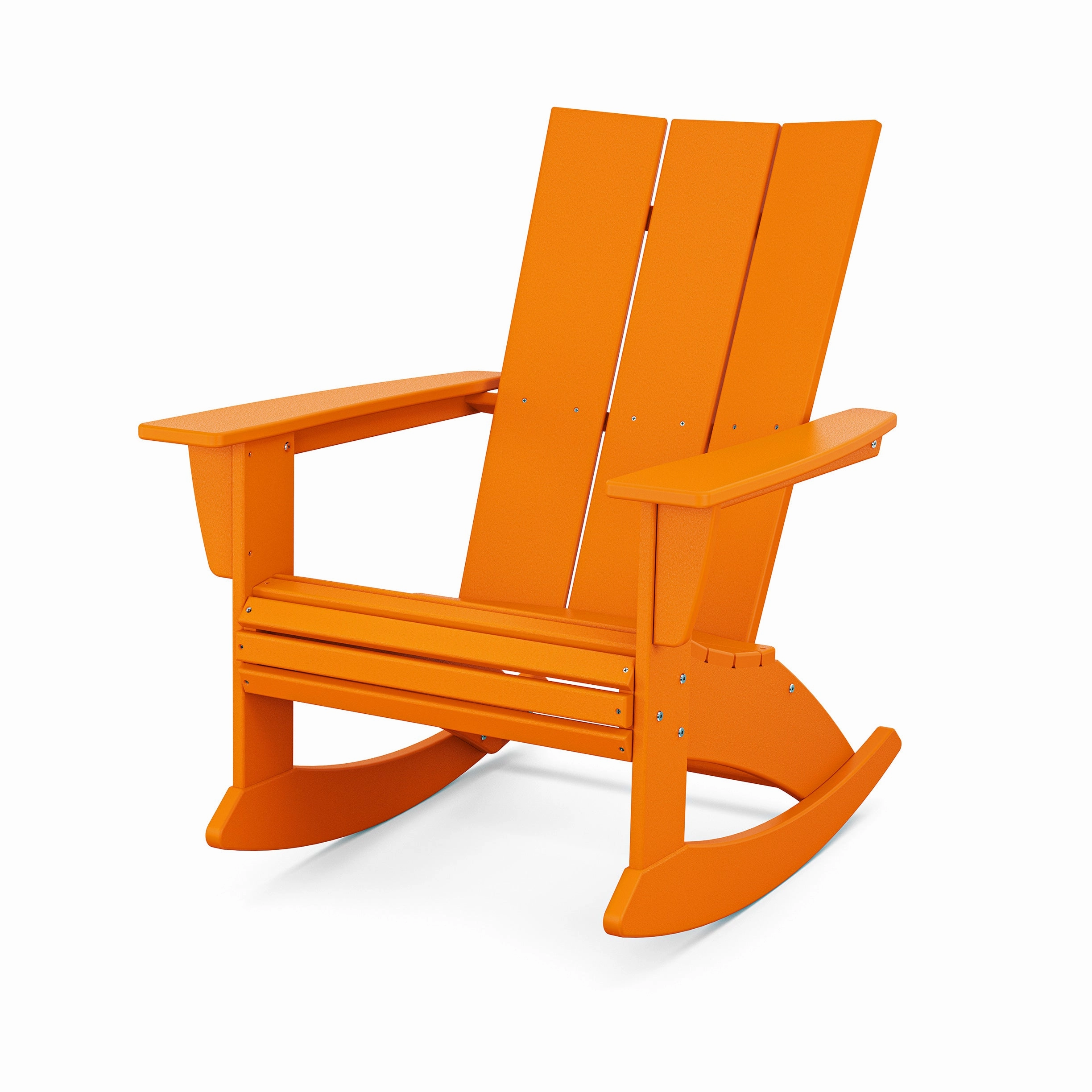 Modern Curveback Adirondack Rocking Chair