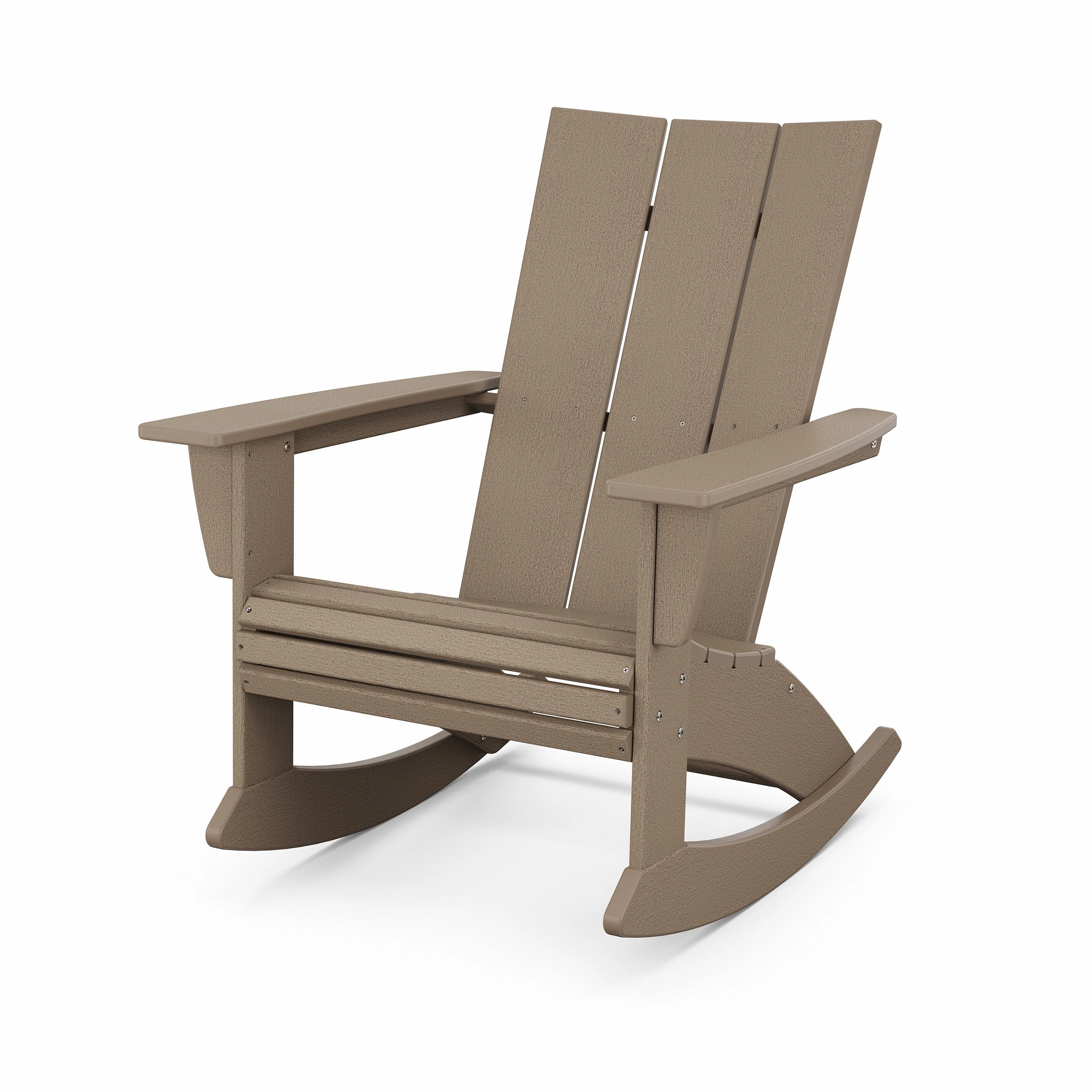 Modern Curveback Adirondack Rocking Chair