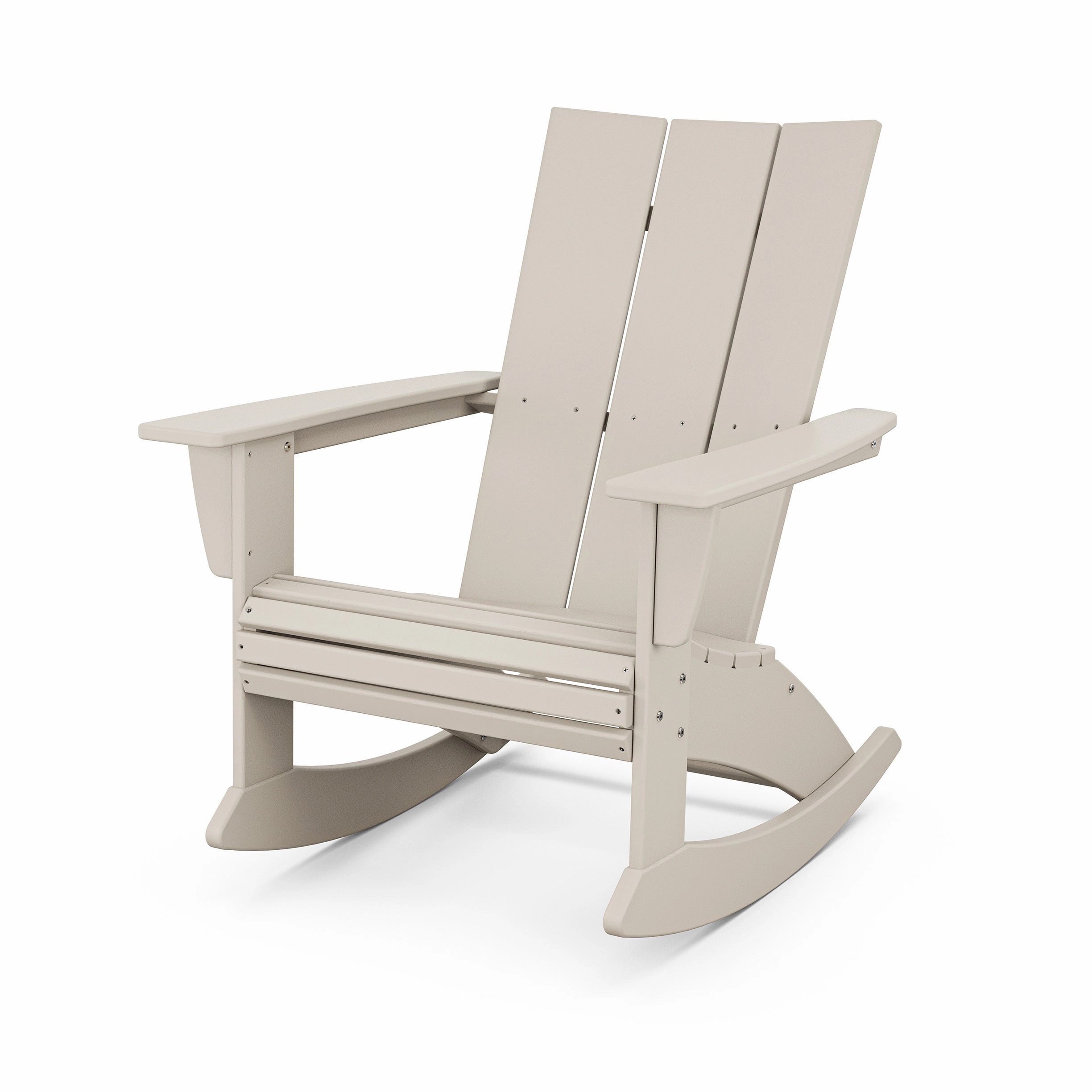 Modern Curveback Adirondack Rocking Chair