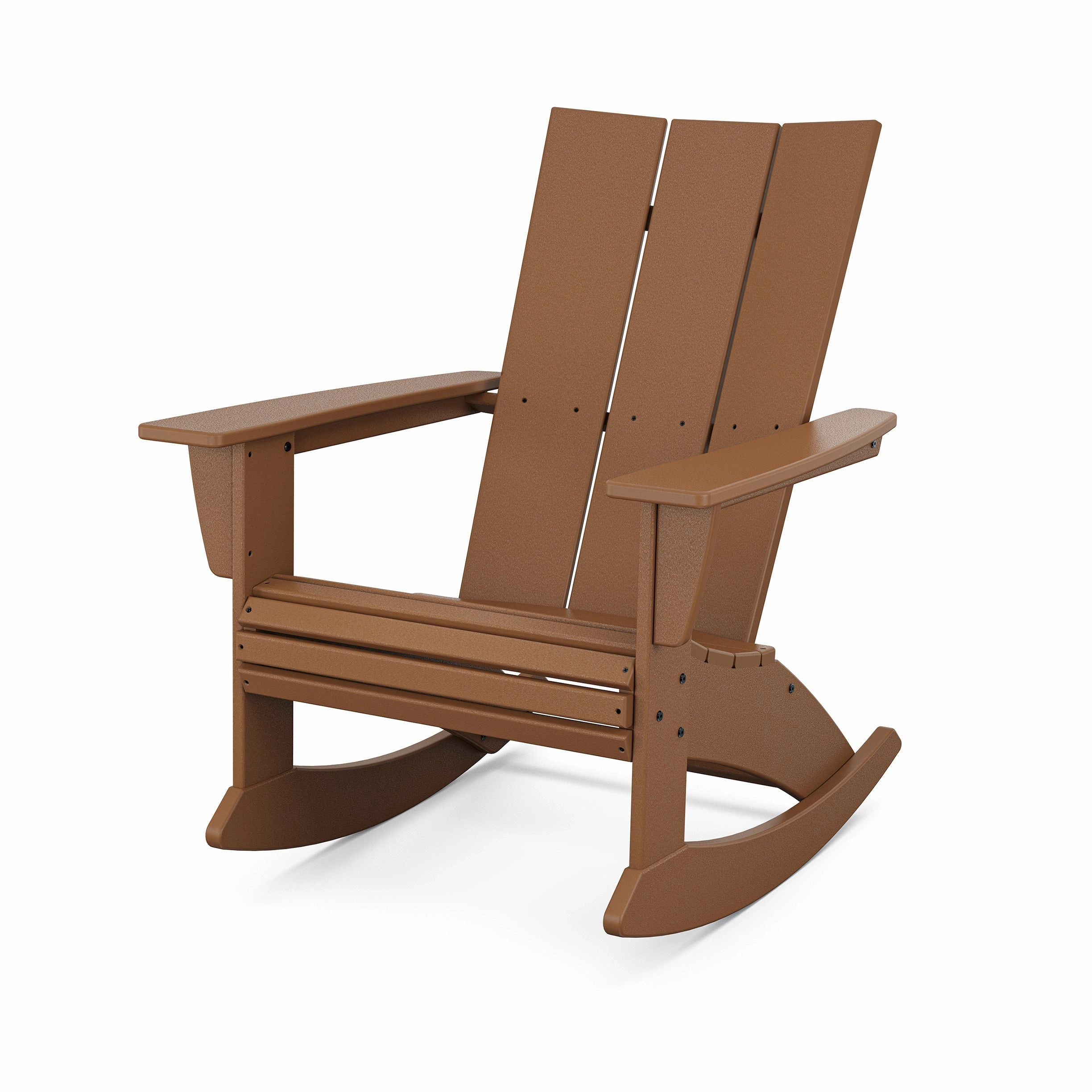 Modern Curveback Adirondack Rocking Chair