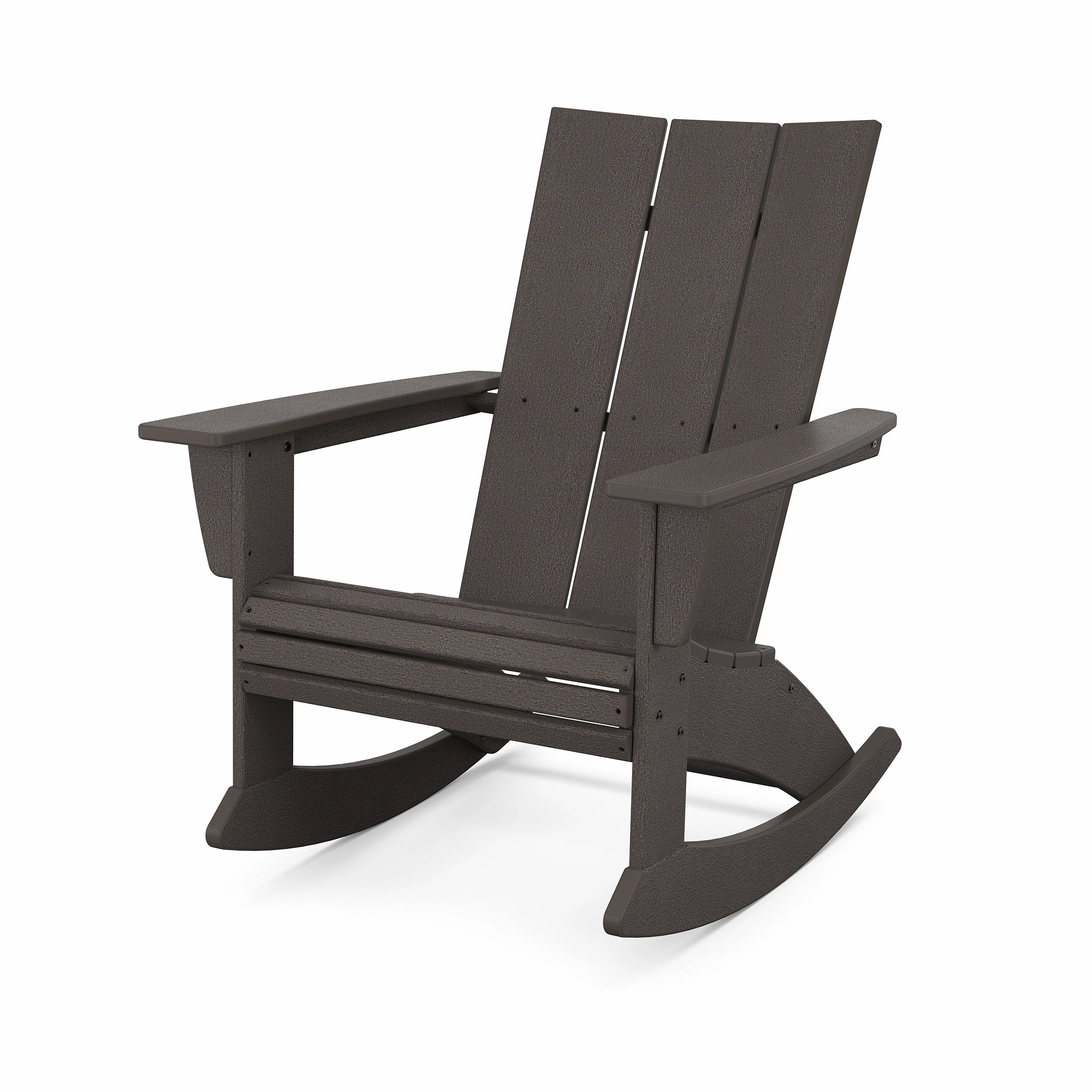 Modern Curveback Adirondack Rocking Chair
