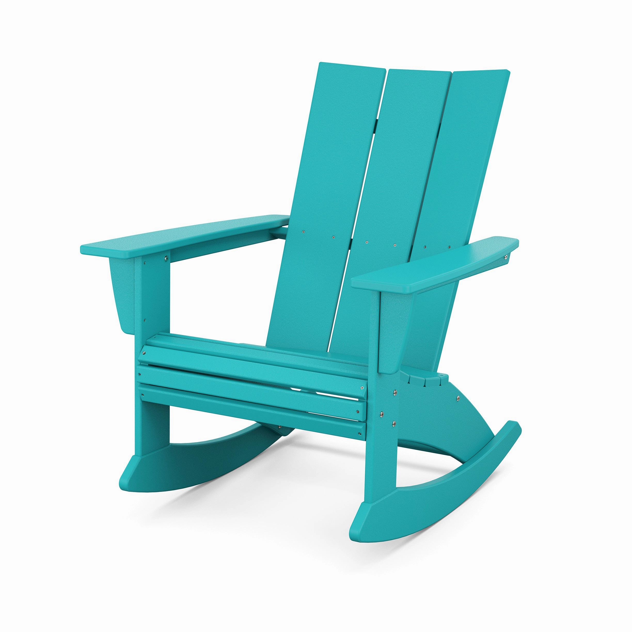 Modern Curveback Adirondack Rocking Chair
