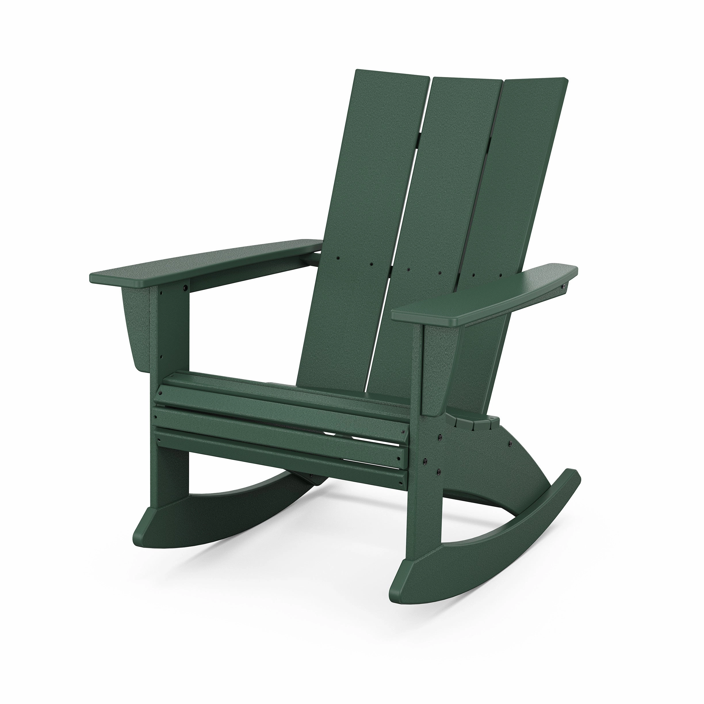 Modern Curveback Adirondack Rocking Chair