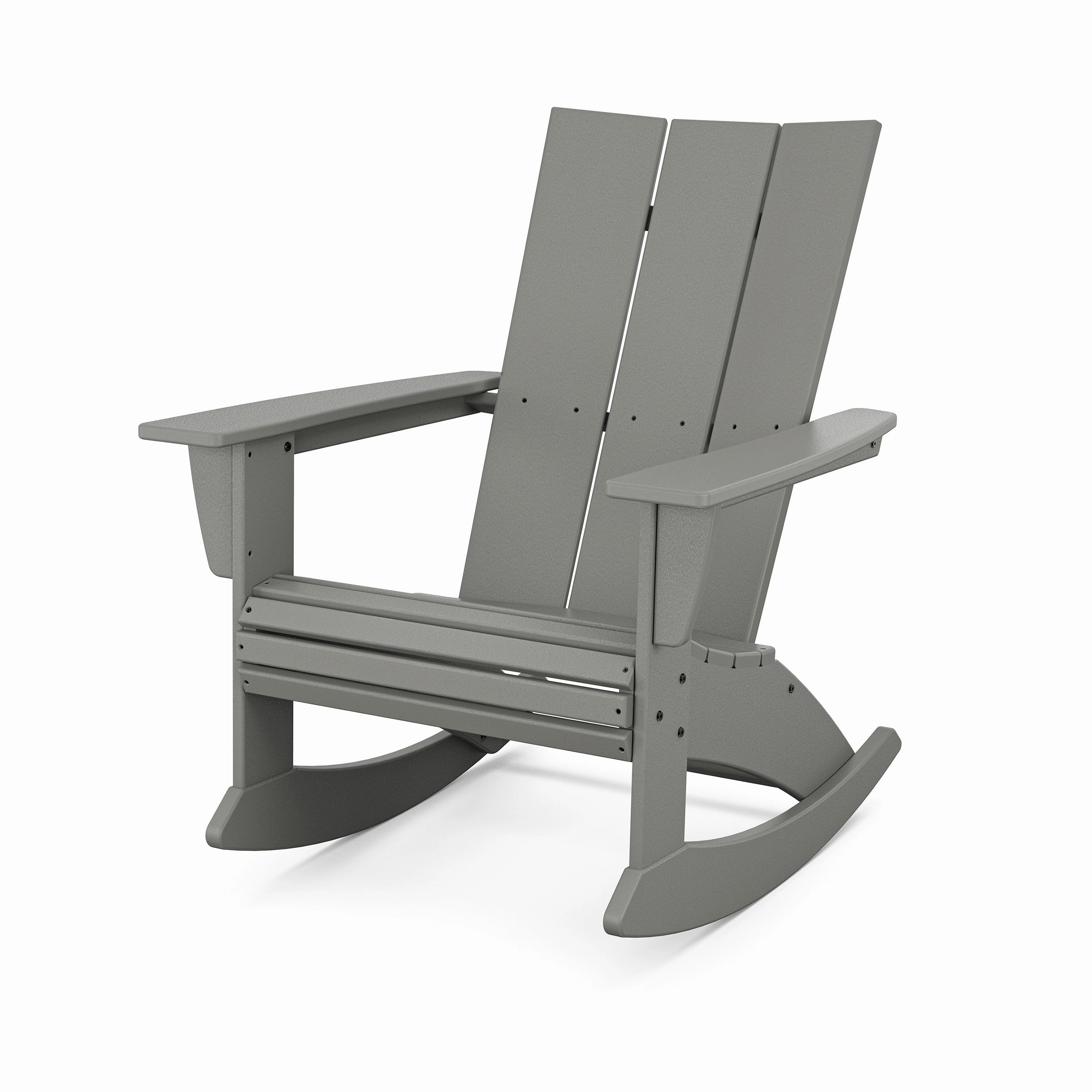 Modern Curveback Adirondack Rocking ChairHDPE eco-friendly polywood furniture set