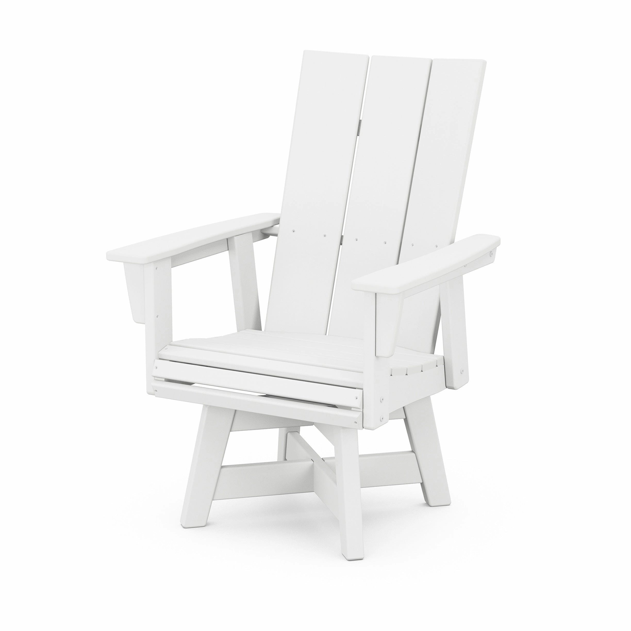 Modern Curveback Adirondack Swivel Dining Chair